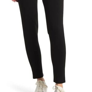 Theory black ponte leggings pants size s NWT